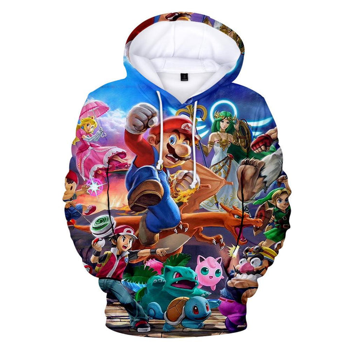 Fashion Super Smash Bros 3D Hoodie - mihoodie