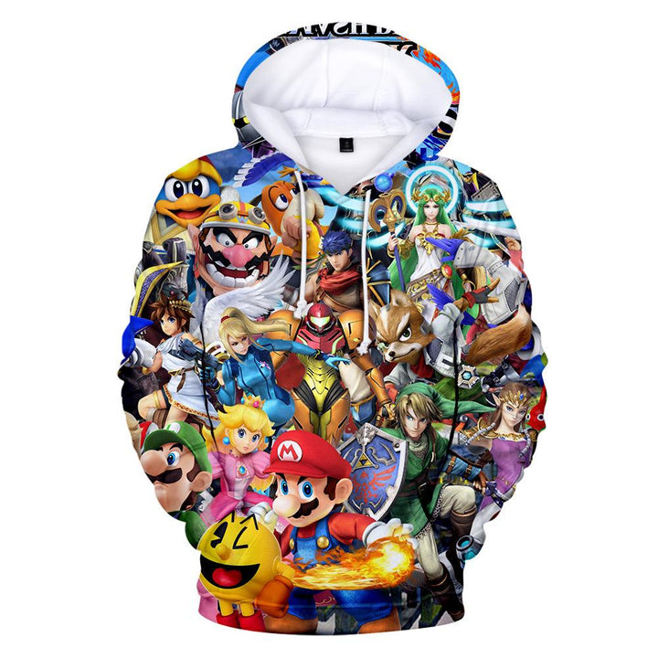 Fashion Super Smash Bros 3D Hoodie - mihoodie