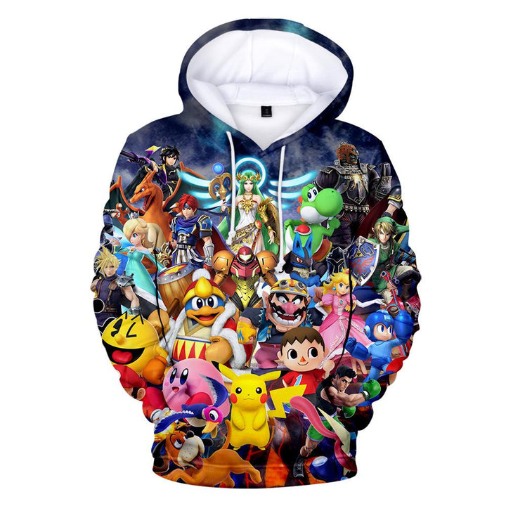 Fashion Super Smash Bros 3D Hoodie - mihoodie