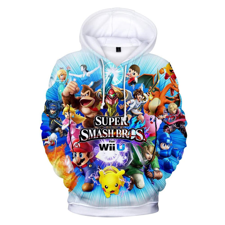 Fashion Super Smash Bros 3D Hoodie - mihoodie