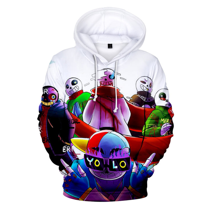 Big Boys Undertale sans 3D Hoodie - mihoodie