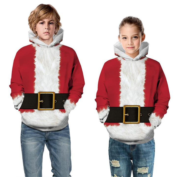 Kids Santa Claus Hoodie Unisex Sweatshirt - mihoodie