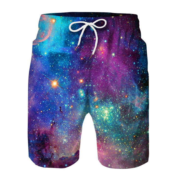 Kids Galaxy Beach Shorts - mihoodie