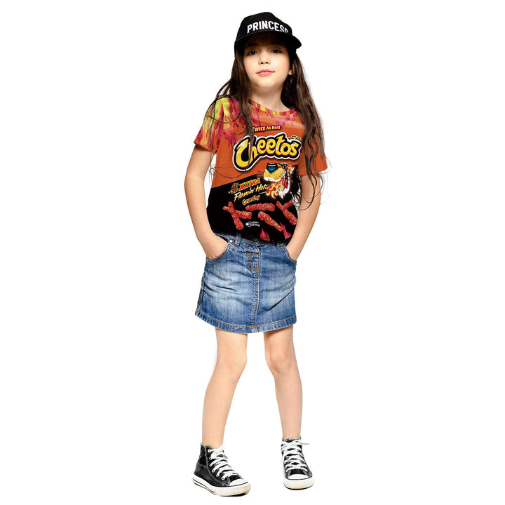 Kids Crunchy Xxtra Flamin' Hot Cheetos 3D T-shirt - mihoodie