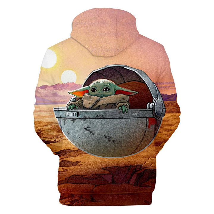 Fashion Yoda 3D Hoodie - mihoodie