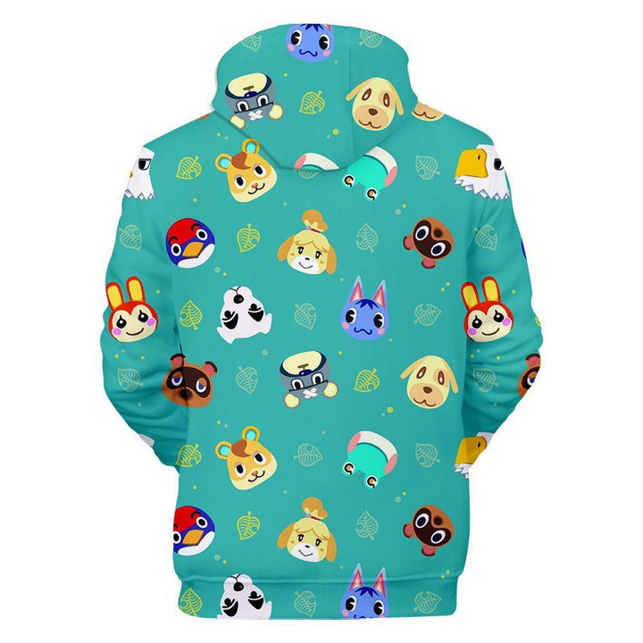 Animal Crossing Characters 3D Hoodie - mihoodie