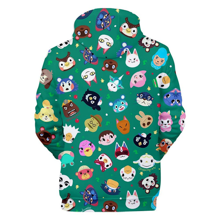 Animal Crossing Characters 3D Hoodie - mihoodie