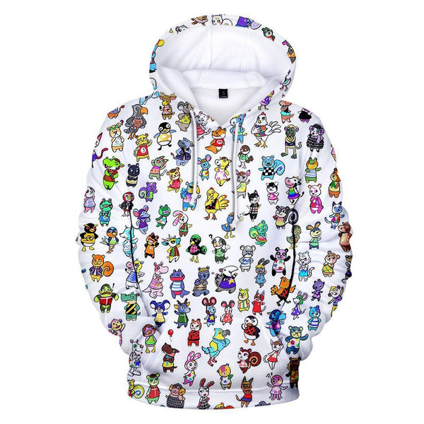 Animal Crossing Characters 3D Hoodie - mihoodie