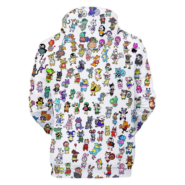 Animal Crossing Characters 3D Hoodie - mihoodie