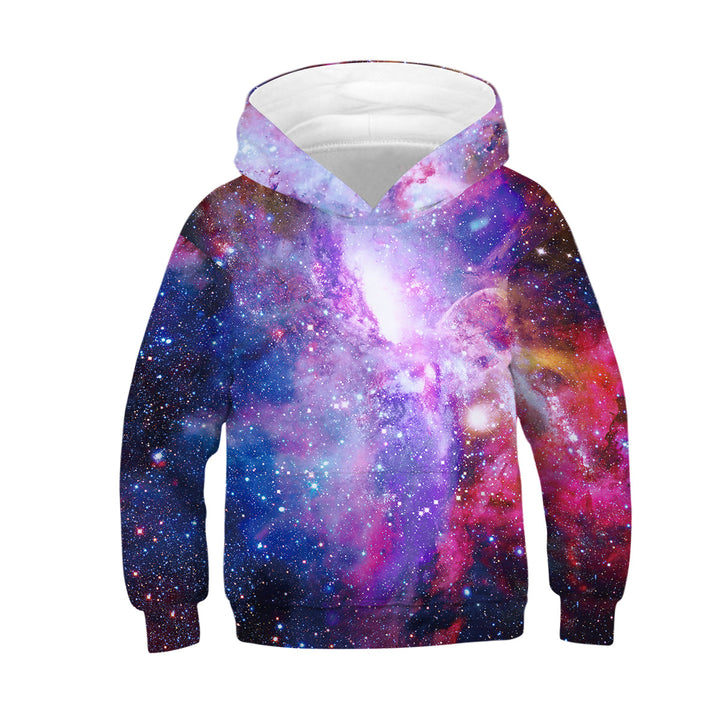 Kids  Colorful starry sky Hoodie Unisex Sweatshirt - mihoodie