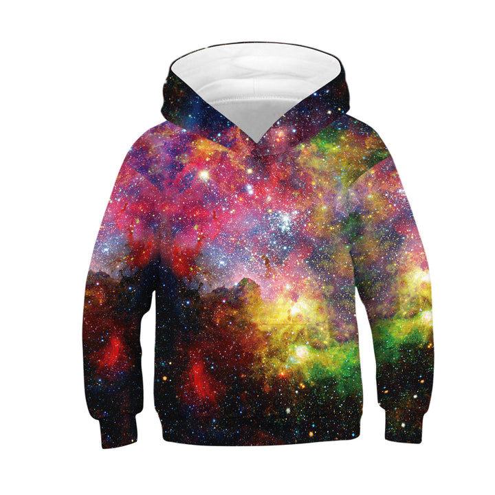 Kids  Colorful starry sky Hoodie Unisex Sweatshirt - mihoodie