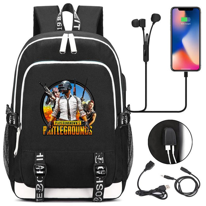 PUBG Stylish Laptop Backpacks for Boys Girls  School Bag - mihoodie