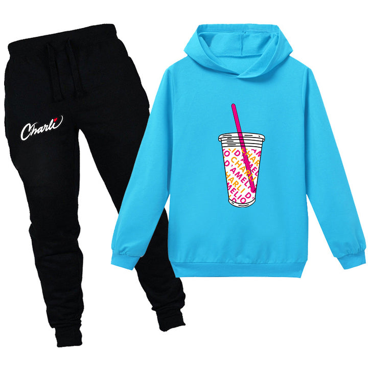 Kids charli d'amelio Drink cup shirt with pants - mihoodie