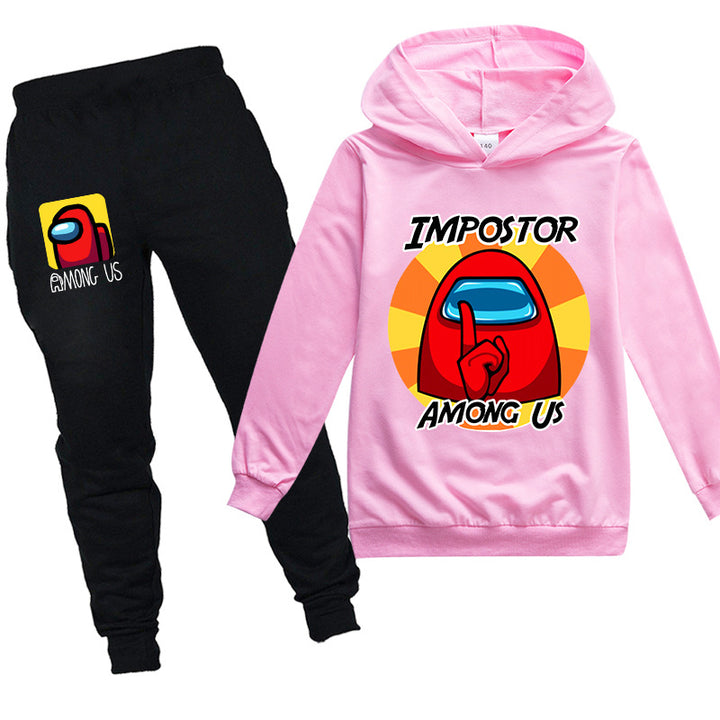 Kids Among Us Impostor  Hoodie and Pants 2pcs - mihoodie