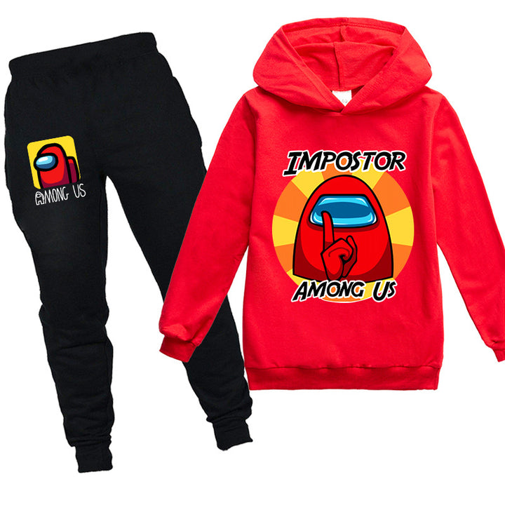 Kids Among Us Impostor  Hoodie and Pants 2pcs - mihoodie