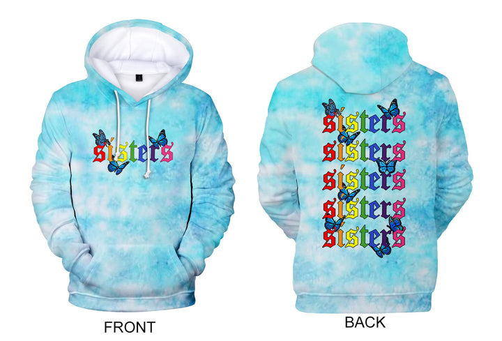 James Charles 3D Sisters Tie Dye Hoodie - mihoodie