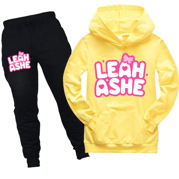 Kids Leah Ashe Hooded Shirt and Pants - mihoodie