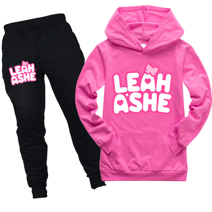 Kids Leah Ashe Hooded Shirt and Pants - mihoodie