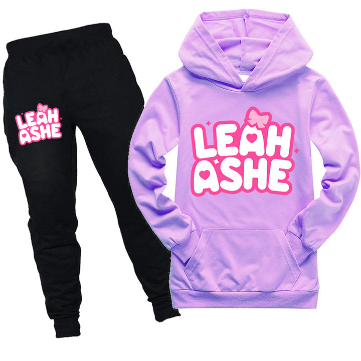 Kids Leah Ashe Hooded Shirt and Pants - mihoodie