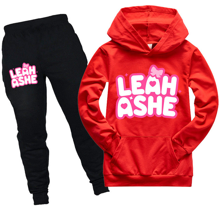 Kids Leah Ashe Hooded Shirt and Pants - mihoodie