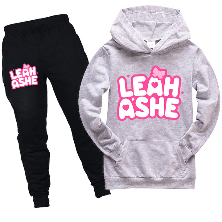 Kids Leah Ashe Hooded Shirt and Pants - mihoodie