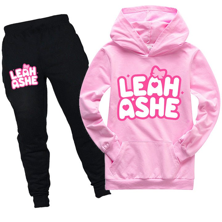 Kids Leah Ashe Hooded Shirt and Pants - mihoodie