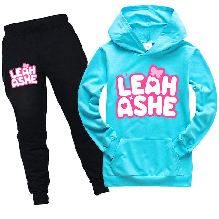 Kids Leah Ashe Hooded Shirt and Pants - mihoodie