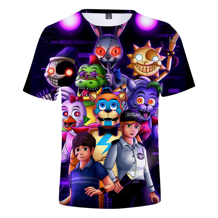 FNAF Security Breach 3D Printed T-shirt - mihoodie