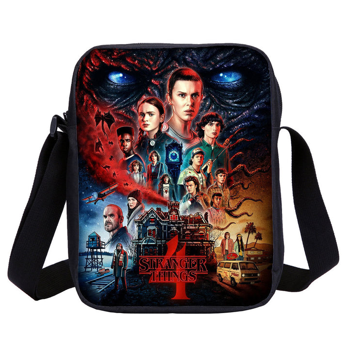 Stranger Things Season 4 Backpack Lunch Bag Shoulder Bag Pencil Case Ideal Present - mihoodie