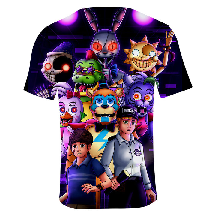 FNAF Security Breach 3D Printed T-shirt - mihoodie