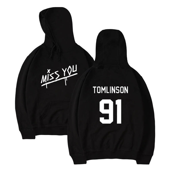 Louis Tomlinson 91 Miss You  Pullover Hoodie - mihoodie