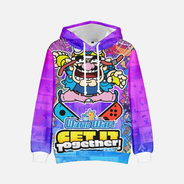 Kids WarioWare  Get It Together 3D Hoodie - mihoodie