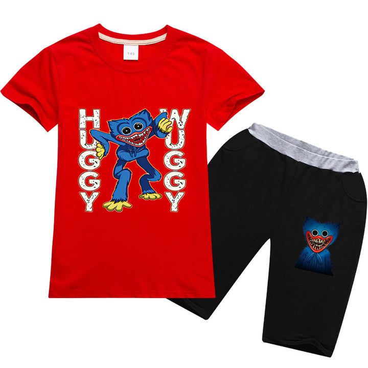 Kids Poppy Playtime T-shirt and Shorts 2pcs - mihoodie