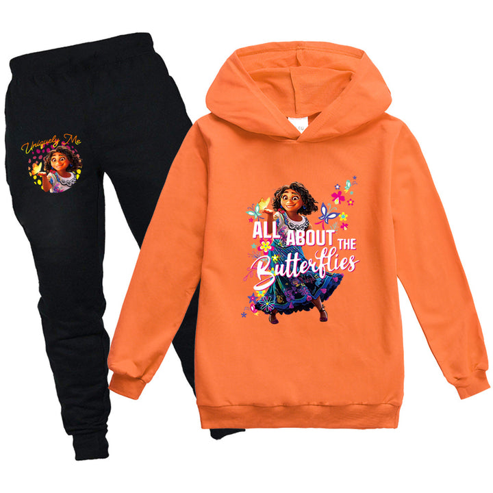 Kids Encanto Mirabel Hooded Shirt and Pants 2pcs - mihoodie