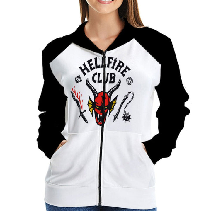 Hellfire Club 3D Zip Up Hoodie - nfgoods