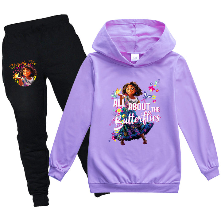 Kids Encanto Mirabel Hooded Shirt and Pants 2pcs - mihoodie