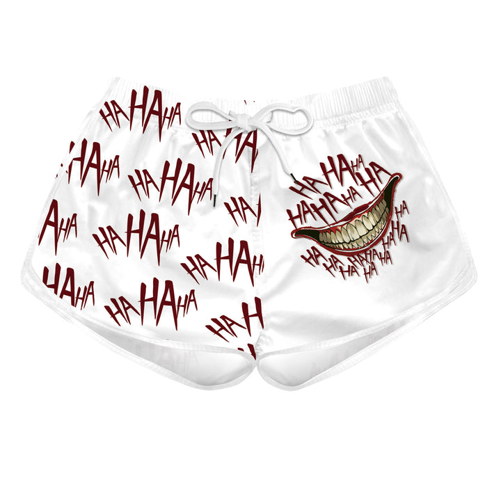 Women's Suicide Squad: Joker  HaHaTattoo  Beach Shorts - mihoodie