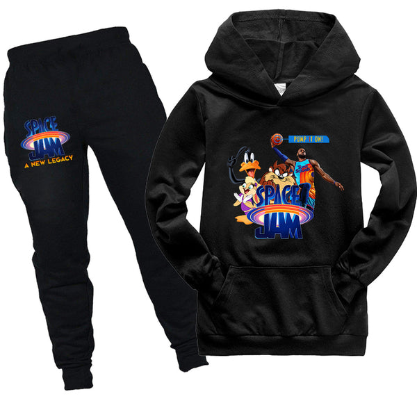 Kids Space Jam Hooded Shirt and Pants - mihoodie