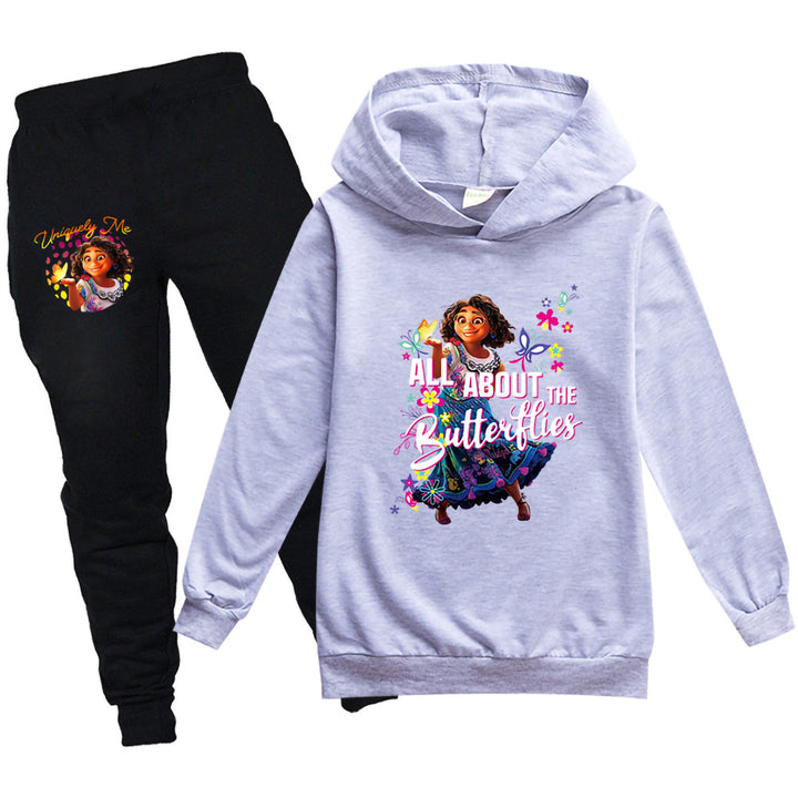 Kids Encanto Mirabel Hooded Shirt and Pants 2pcs - mihoodie