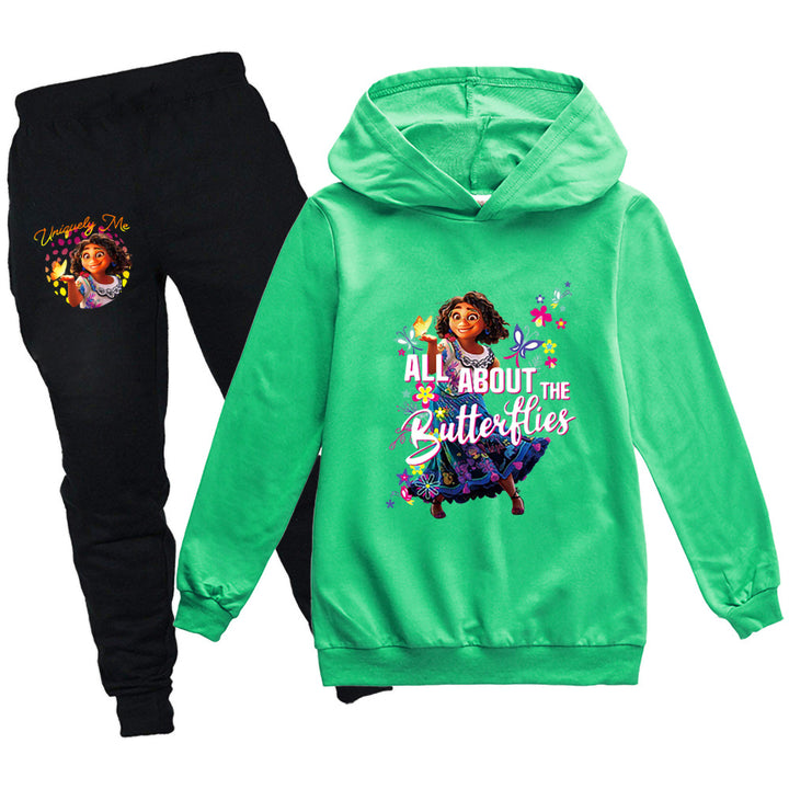 Kids Encanto Mirabel Hooded Shirt and Pants 2pcs - mihoodie