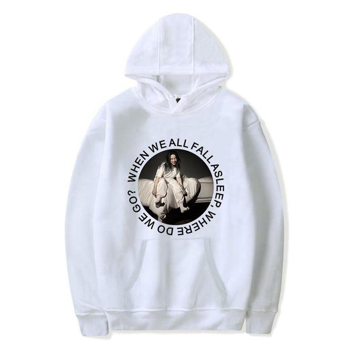 Billie Eilish Long Sleeve Hooded Sweatshirts - mihoodie