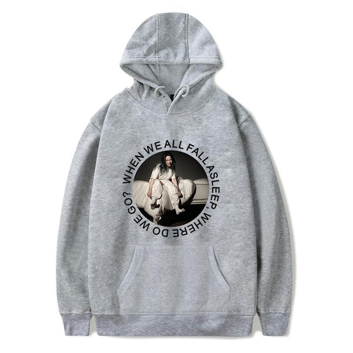 Billie Eilish Long Sleeve Hooded Sweatshirts - mihoodie