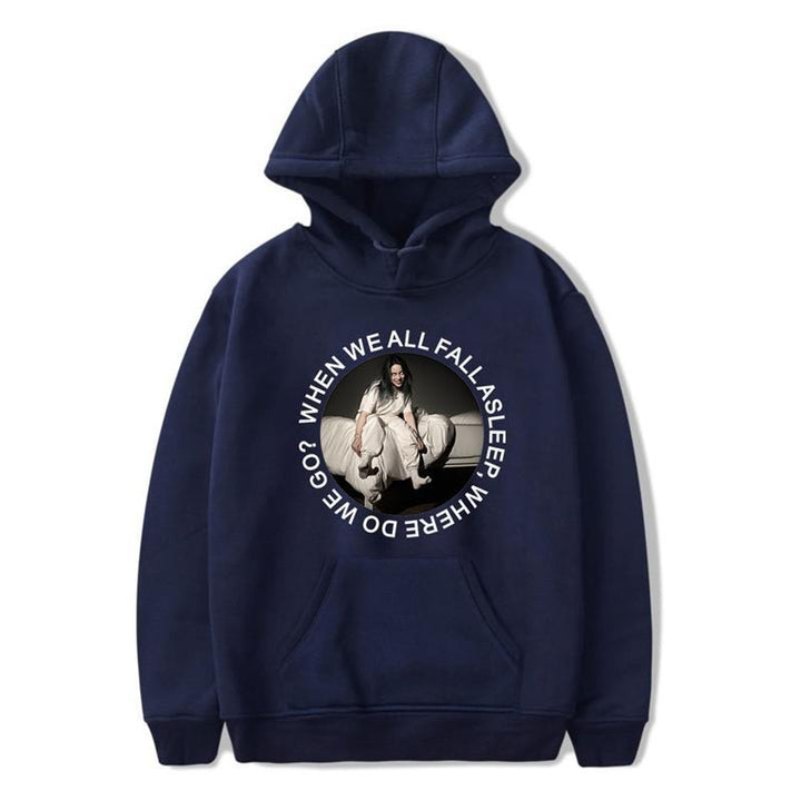 Billie Eilish Long Sleeve Hooded Sweatshirts - mihoodie