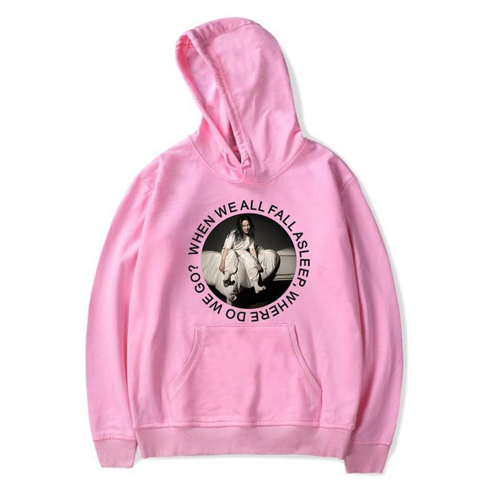 Billie Eilish Long Sleeve Hooded Sweatshirts - mihoodie