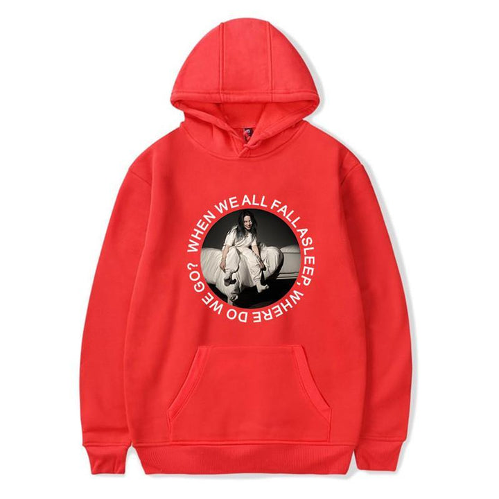 Billie Eilish Long Sleeve Hooded Sweatshirts - mihoodie